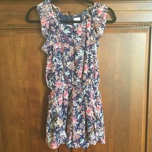 Ella Moss Floral Print Shorts Romper 💙